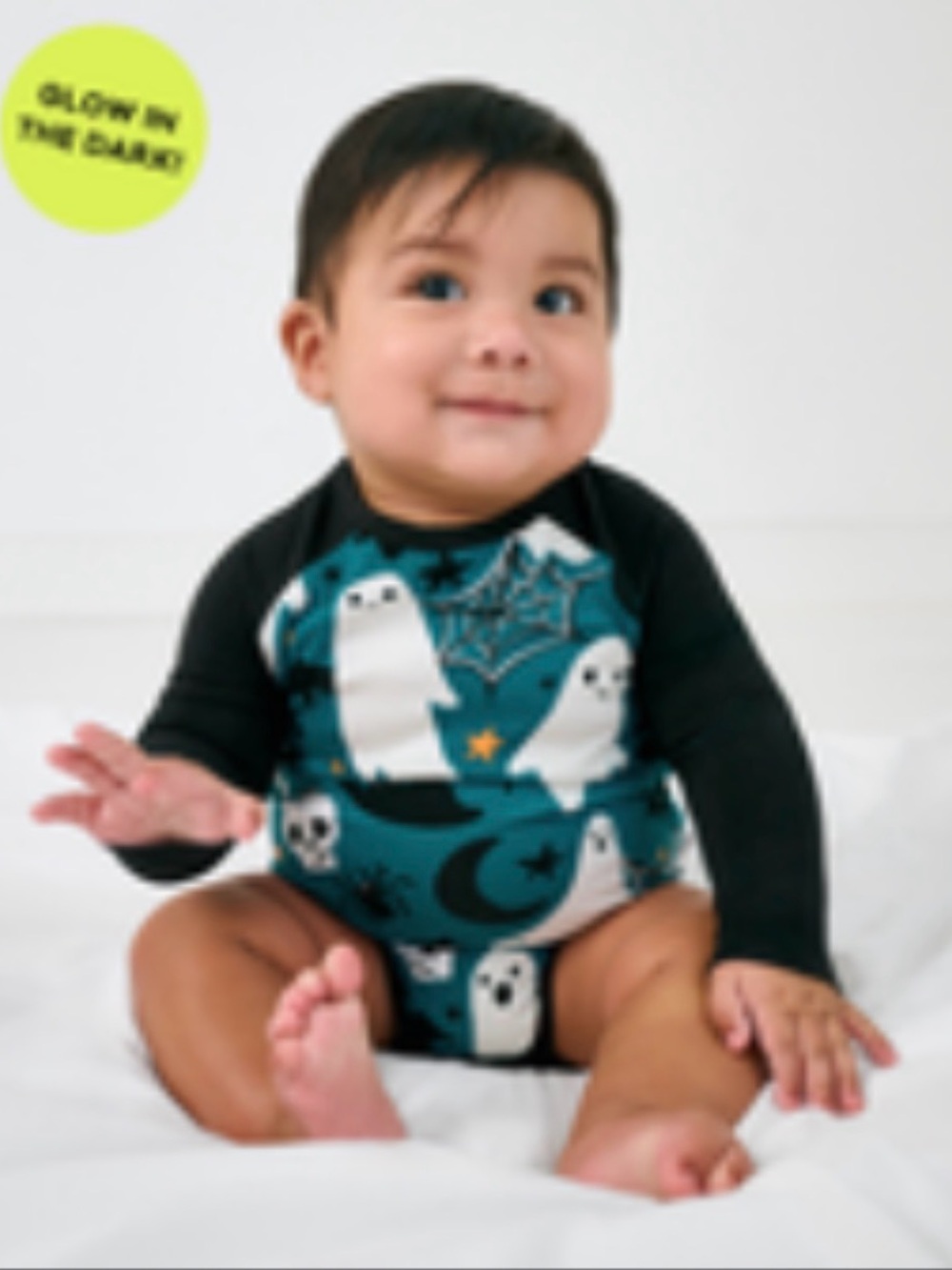 Glow-in-the-Dark little sleepies Frightful Friends NWT 18mo